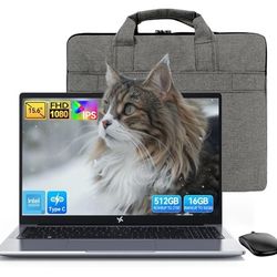 Huidun 2025 Laptop, 15.6" Laptops Computer for College Student & Business