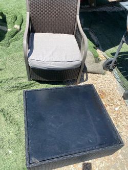 Outdoor Chair And Table