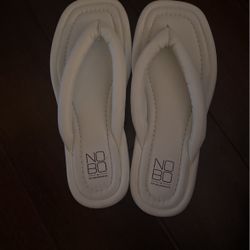 NO BO NO BOUNDARIES SANDALS FLIP FLOPS SIZE 9