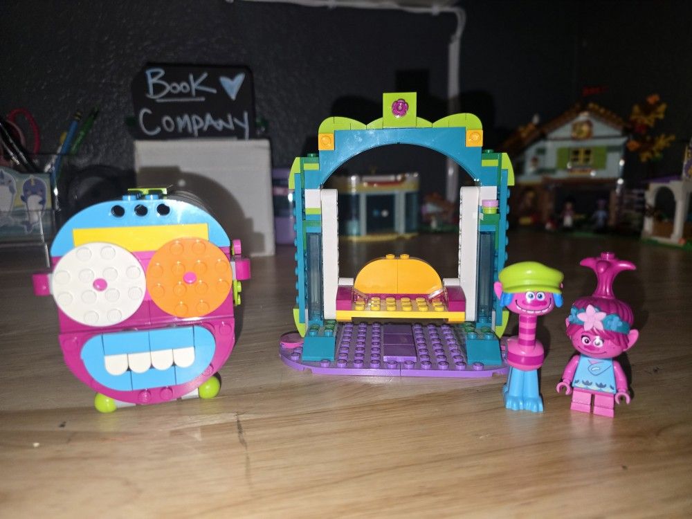 Trolls Movie Lego Swing Set And Bus