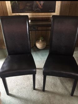 Back chair-set of 2 new