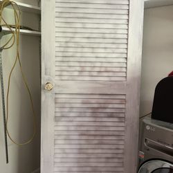 Louvre Door For Laundry Room