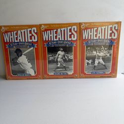 Wheaties Collection Ruth, Gehrig, Mays. 3 Box Trio
