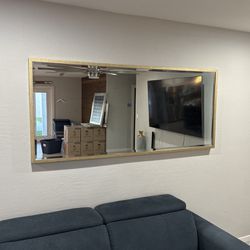 Gold Trim Mirror 
