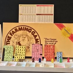 The Farming Game 1979 Vintage 100% COMPLETE! Educational Farmer Board Game