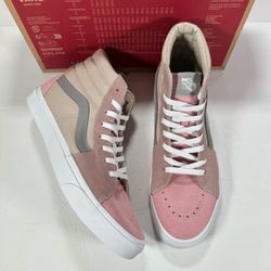 Vans Sk8-Hi Color Block Pink Multi High Top Sneakers Men’s Size 11