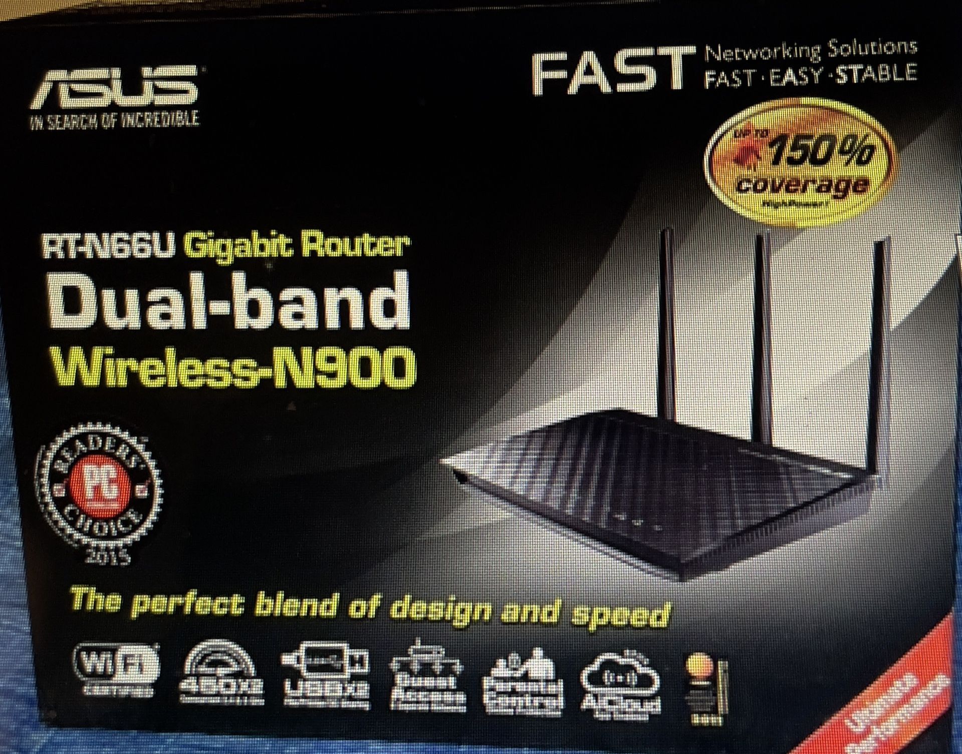 Asus RT-N66U Dual-band Wireless-900 Gigabit Router