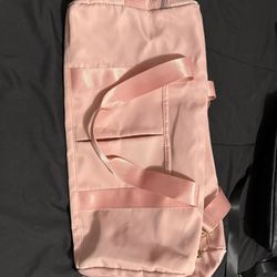 Shein Nylon Duffle Bag, Pink