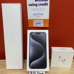 iPhone 15 Pro Max Blue Titanium 256gb Unlocked 
