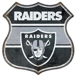Raiders Sign Rustic Metal Las Vegas Oakland NFL NEW