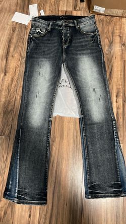 Purple jeans