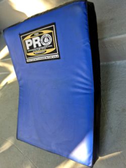 PRO Kick Shield — Pro Boxing Supplies PBS Professional Curved Strike Pad, Made in USA