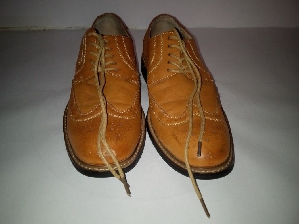 Perry Ellis Men's Wingtip Derby Dress Shoes