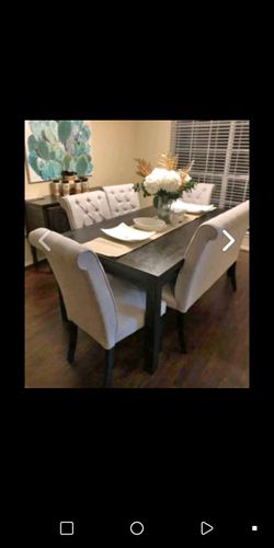 New 6pc. Dining table set