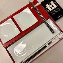 NEW Crate & Barrel Sushi Set for 2