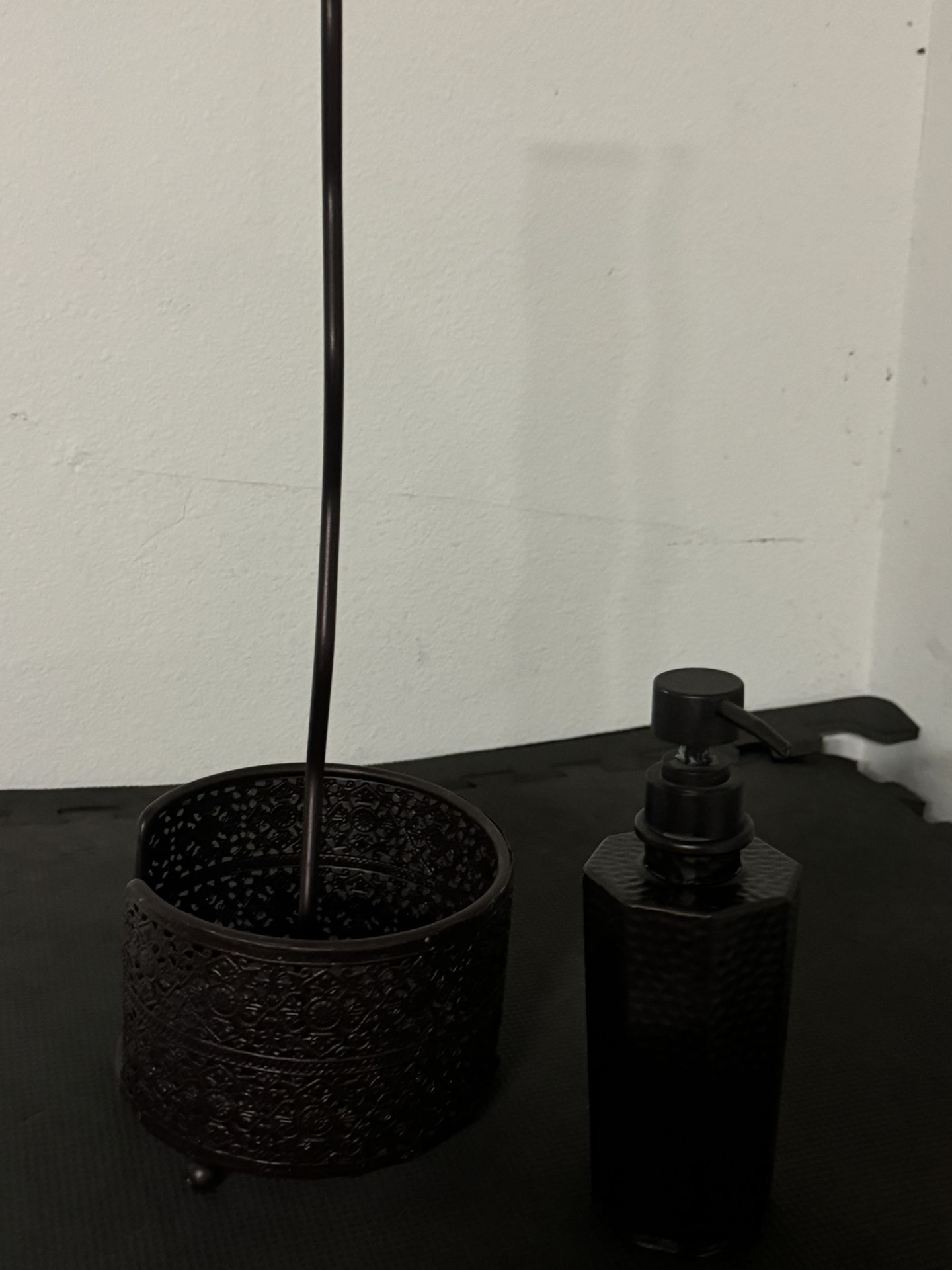 Soap Dispenser And Toilet Paper Storage Holder