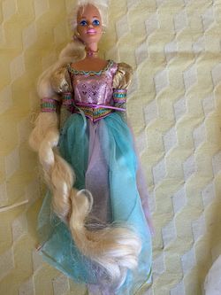 Barbie As Repunzel, Glamorous Long Hair, Gorgeous Dress!