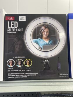 itek LED Selfie Light with Clamp