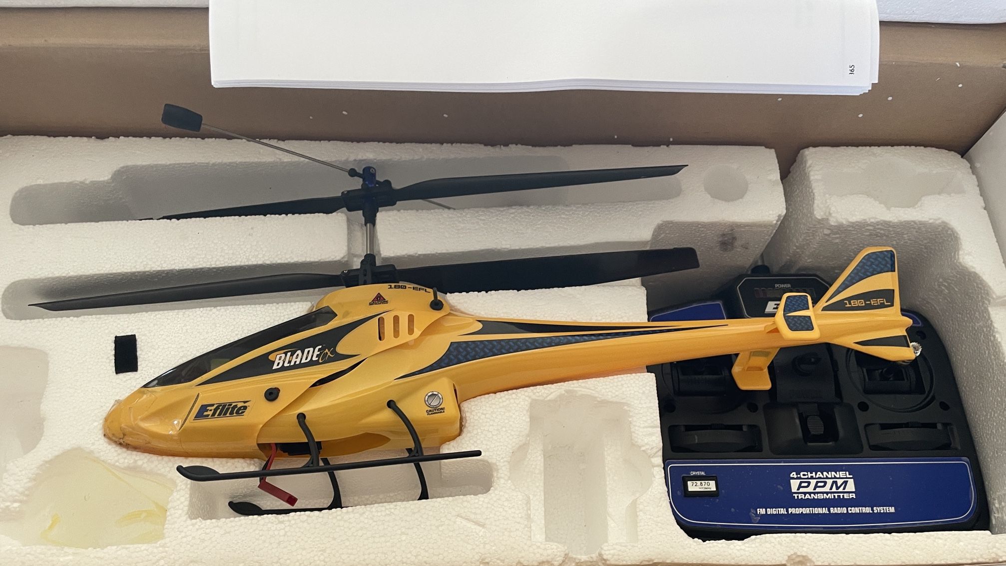 E-Flight Blade Cx RTF & Parts Lot Good Condition