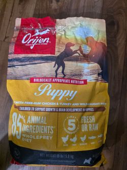 Origen dog Food 12lb chicken,  turkey & fish Best By 2027