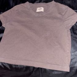 Sacre Brown Cropped T Shirt 