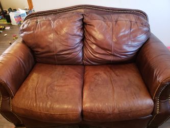 2 sofas ...one love seat one triple. Used