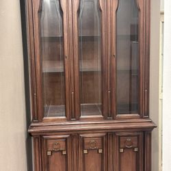 Vintage Continental China Hutch