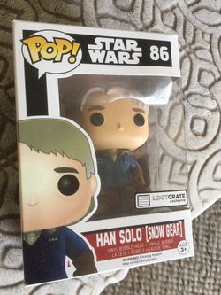 Han Solo Funko Pop vinyl.