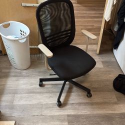 Black Mesh Backed office chair