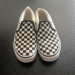 Kids Vans Checkers Size 3 
