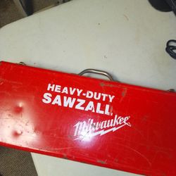 Milwaukee Heavy-Duty CORDED Sawzall - Case & Blades