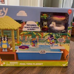 Bluey Pool Time Playset