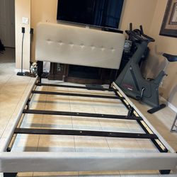 Queen Upholstered Bed Frame 