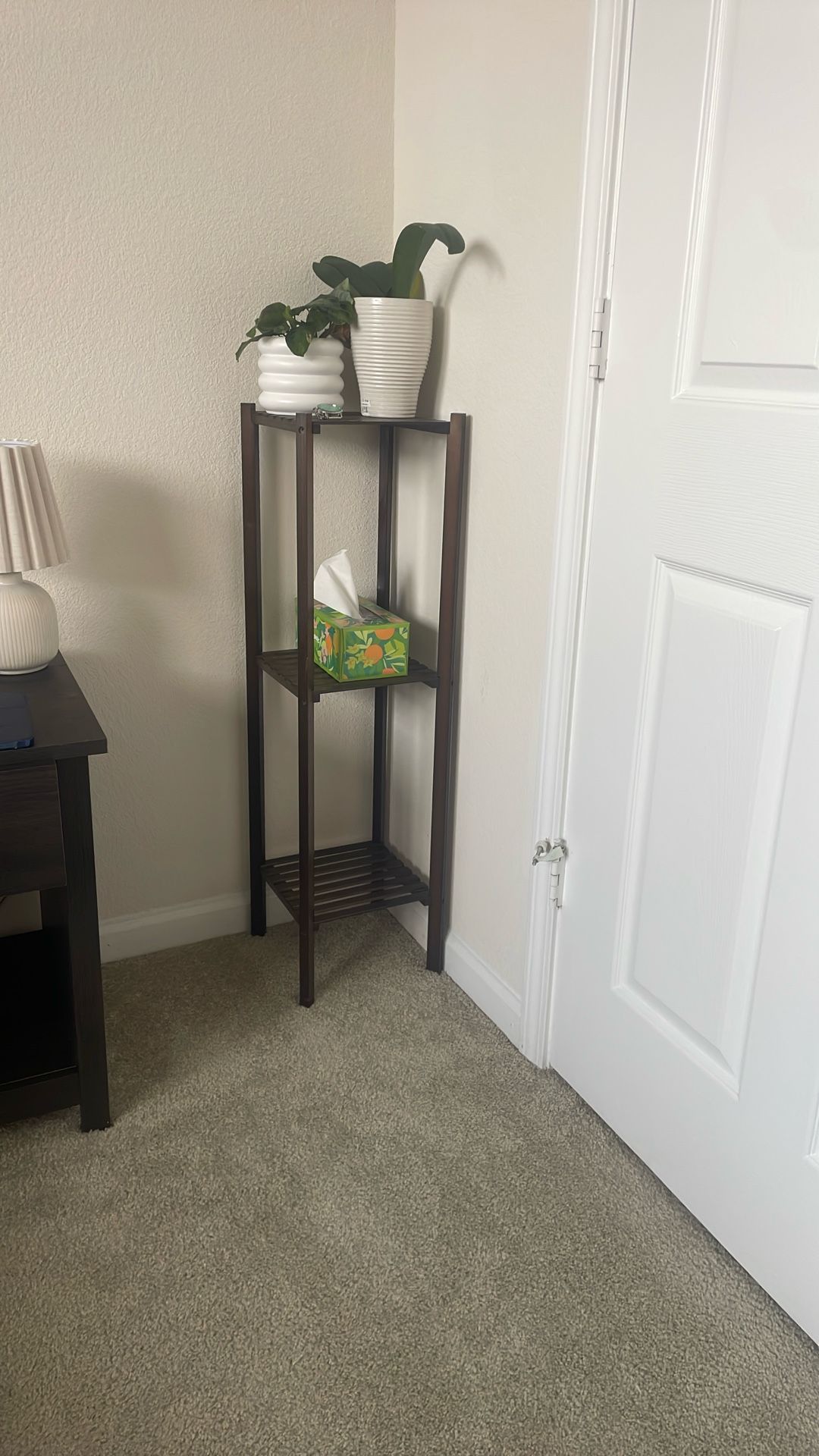 Dark Brown Plant Stand/ Shelves 