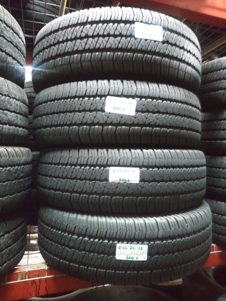 P255/75R17 Goodyear Wrangler Sr-A 255/75R17 Used tires 255 75 17 for Sale  in Fort Lauderdale, FL - OfferUp