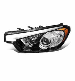 Left Side Projector Headlight Lamp Assembly For 14-16 Forte Koup Forte 5