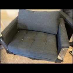 Blue Oversized Chair