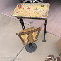 Antique School Desk