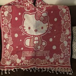 Hello Kitty And Kuromi Poncho 