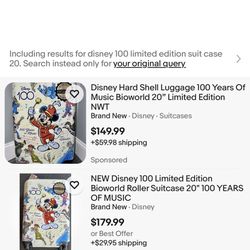Disney 100 Suitcase Limited Edition