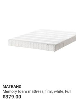 Ikea matrand full best sale
