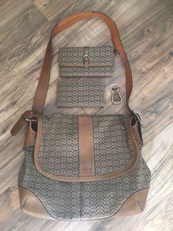 Coach authentic bag set