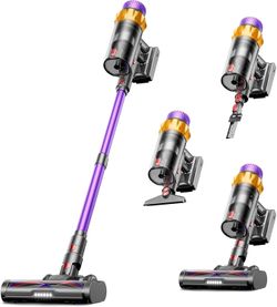 MutGof 650W 55KPA 70 Mins Cordless Vacuum, Upgraded Anti-Tangle Stick Vacuum w/Hepa Filter (New)