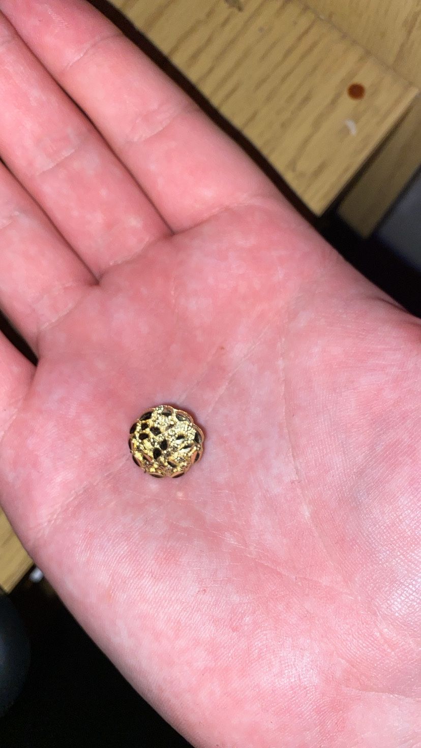 Gold Nugget earrings