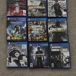 PS4 and PS3 Console along with PS4 Games