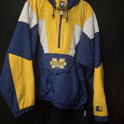 Vintage 90s Michigan Starter Parka Size Mens XL