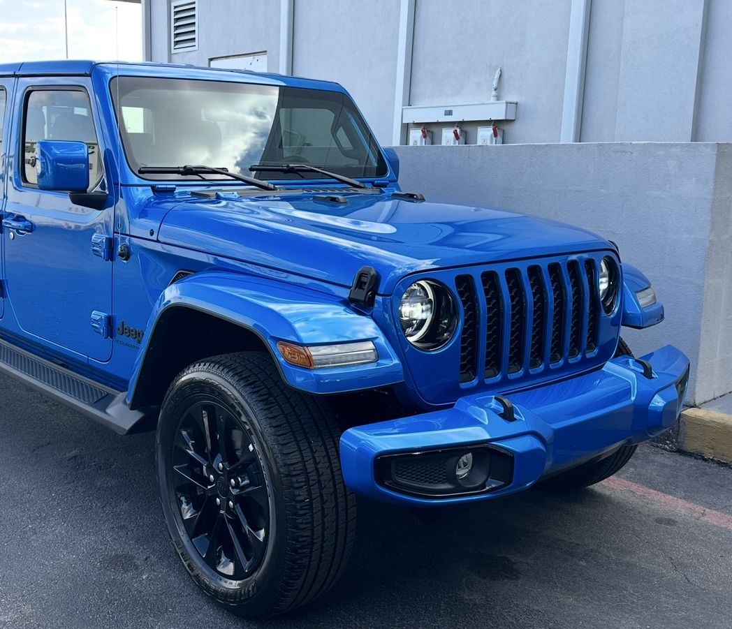 Jeep Gladiator Hood, Bumper, And OEM Suspension