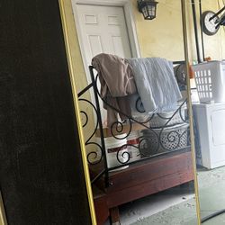 1 Mirror Closet Glass Door Gold 