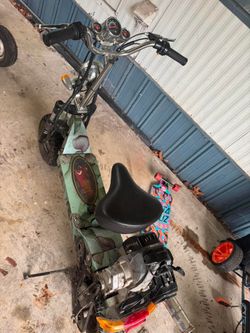 Gas powered offroad scooter