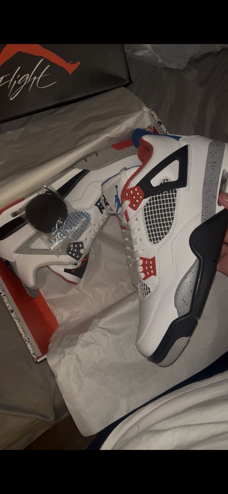 JORDAN 4 RETRO WHAT THE SIZE 10